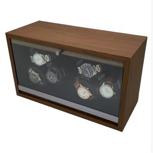 AurumVault Meridian 6-Watch Winder Cabinet (DEMO PRODUCT - NOT FOR SALE)